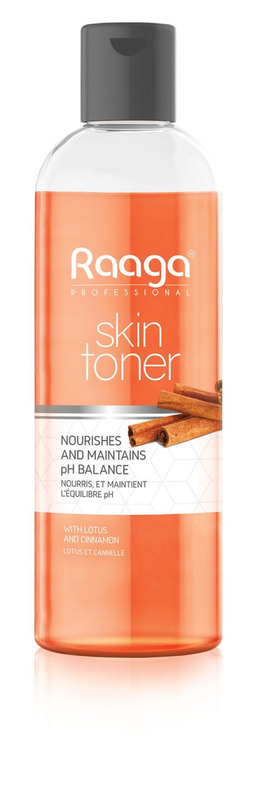 Raaga Professional Skin Toner, Nourishes, Hydrates and Maintains pH Balance, with goodness of Lotus & Cinnamon, All Skin Types, 100 ml